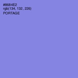 #8684E2 - Portage Color Image