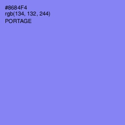 #8684F4 - Portage Color Image