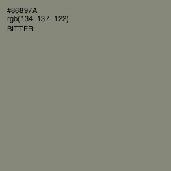 #86897A - Bitter Color Image