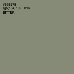 #868B78 - Bitter Color Image