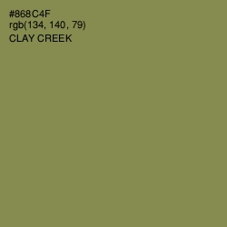 #868C4F - Clay Creek Color Image