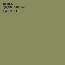 #868C5E - Avocado Color Image