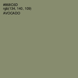 #868C6D - Avocado Color Image