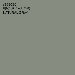 #868C80 - Natural Gray Color Image