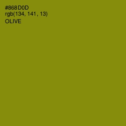 #868D0D - Olive Color Image