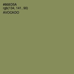 #868D5A - Avocado Color Image