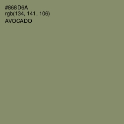 #868D6A - Avocado Color Image
