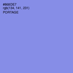#868DE7 - Portage Color Image