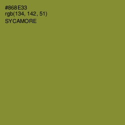 #868E33 - Sycamore Color Image