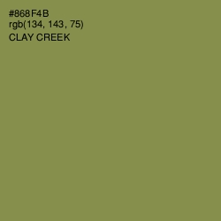 #868F4B - Clay Creek Color Image