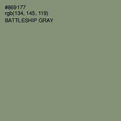 #869177 - Battleship Gray Color Image
