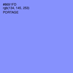 #8691FD - Portage Color Image