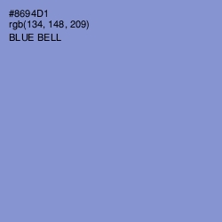 #8694D1 - Blue Bell Color Image