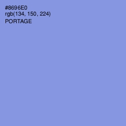 #8696E0 - Portage Color Image
