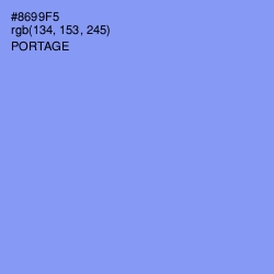 #8699F5 - Portage Color Image