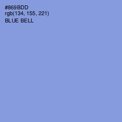 #869BDD - Blue Bell Color Image