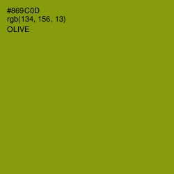 #869C0D - Olive Color Image