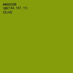 #869D0B - Olive Color Image