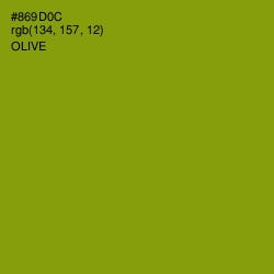 #869D0C - Olive Color Image