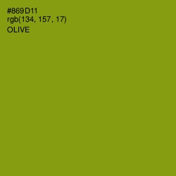 #869D11 - Olive Color Image