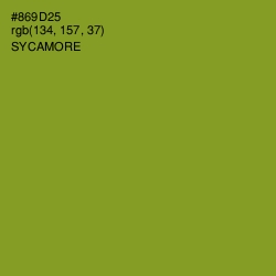 #869D25 - Sycamore Color Image