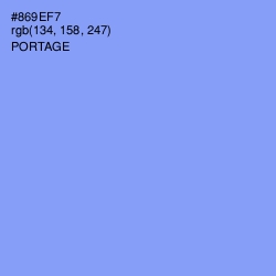 #869EF7 - Portage Color Image