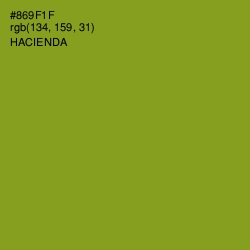 #869F1F - Hacienda Color Image
