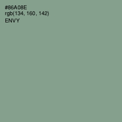 #86A08E - Envy Color Image