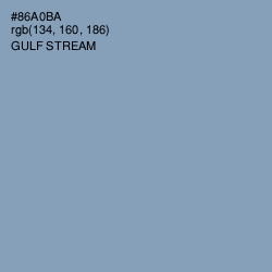 #86A0BA - Gulf Stream Color Image