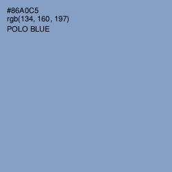 #86A0C5 - Polo Blue Color Image