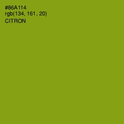 #86A114 - Citron Color Image