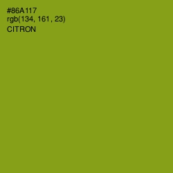 #86A117 - Citron Color Image