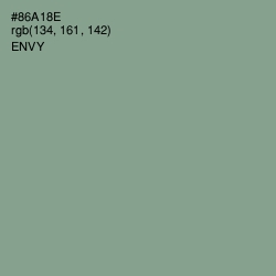 #86A18E - Envy Color Image