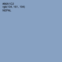 #86A1C2 - Nepal Color Image