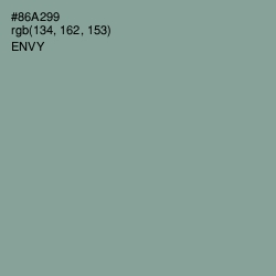 #86A299 - Envy Color Image