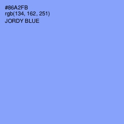 #86A2FB - Jordy Blue Color Image