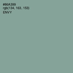 #86A399 - Envy Color Image