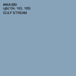 #86A3B9 - Gulf Stream Color Image