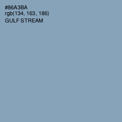 #86A3BA - Gulf Stream Color Image