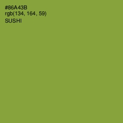 #86A43B - Sushi Color Image
