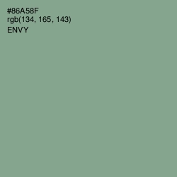 #86A58F - Envy Color Image