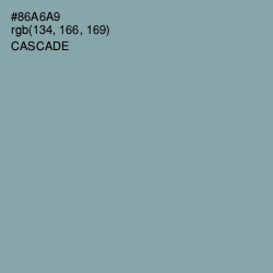 #86A6A9 - Cascade Color Image