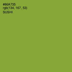#86A735 - Sushi Color Image