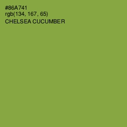 #86A741 - Chelsea Cucumber Color Image