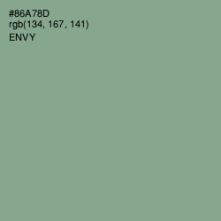 #86A78D - Envy Color Image