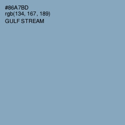 #86A7BD - Gulf Stream Color Image