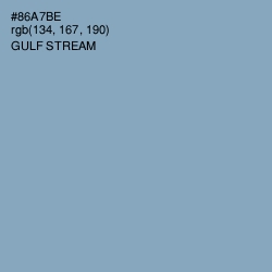 #86A7BE - Gulf Stream Color Image