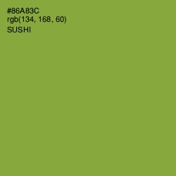 #86A83C - Sushi Color Image