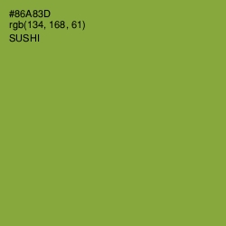 #86A83D - Sushi Color Image