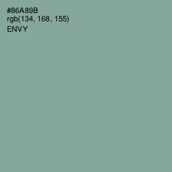 #86A89B - Envy Color Image